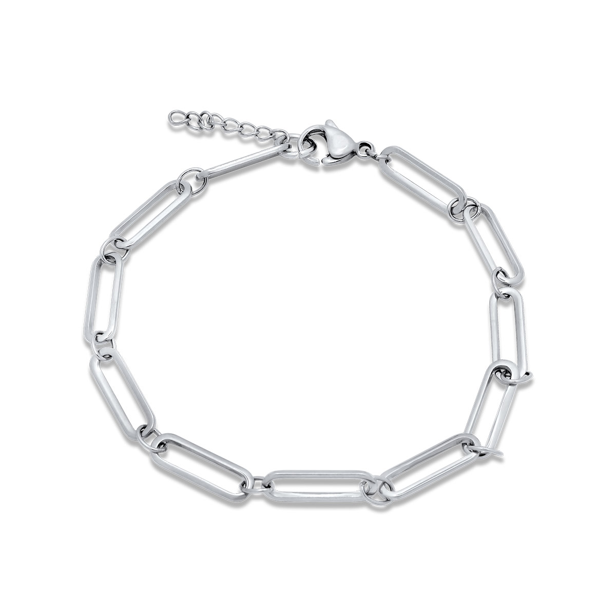 Raquel Silver Bracelet 4MM Βραχιόλι από ανοξείδωτο ατσάλι 316L